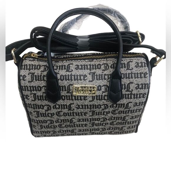 Juicy Couture Handbags - New Black & Gray JUICY Medium Handbag